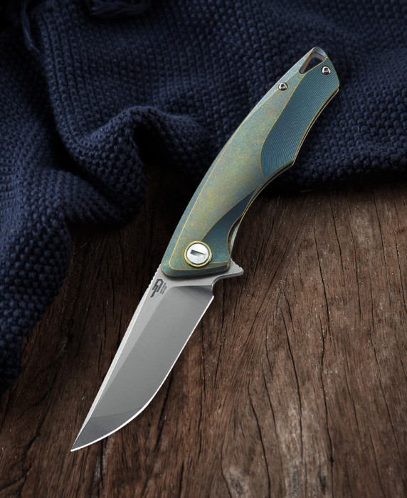 Складной нож Bestech Knives DOLPHIN Retro Gold BT1707A  