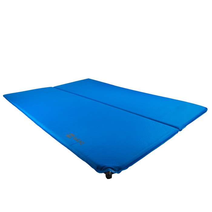Коврик туристический Highlander Base Double Self Inflate Blue  