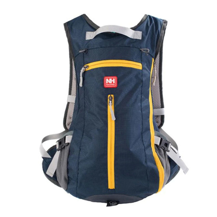 Велорюкзак с чехлом для шлема Naturehike 15 л sky blue NH15C001-B, голубой  