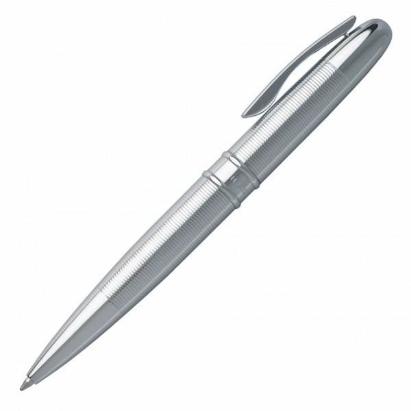 Шариковая ручка Hugo Boss Stripe - серая 