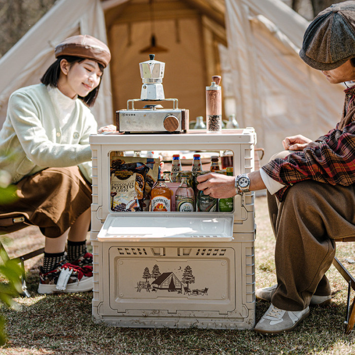 Складной контейнер Naturehike CNH22SN019 50 л, светло-серый  