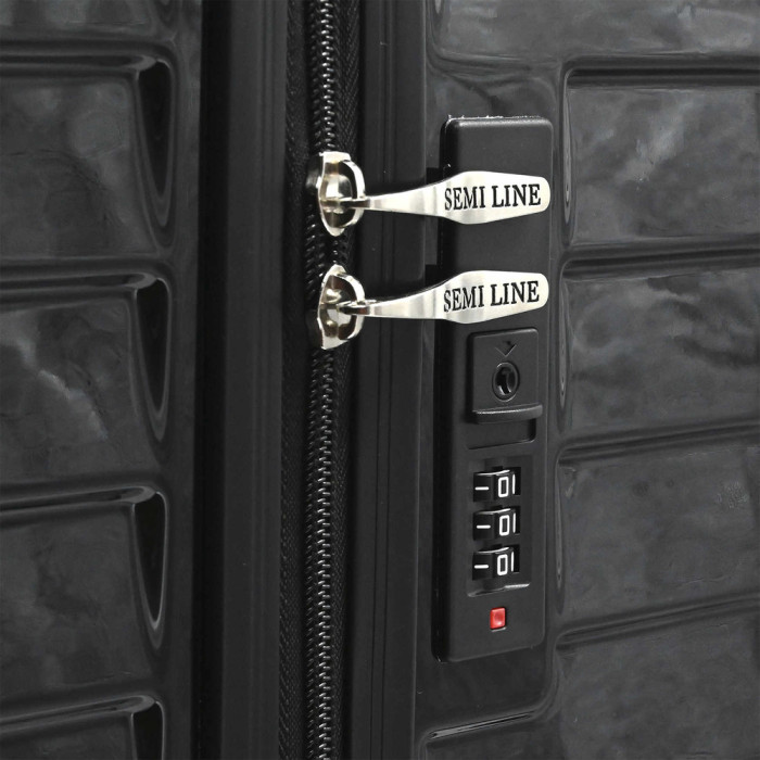 Чемодан Semi Line 30" (L) Black (T5765-3)  