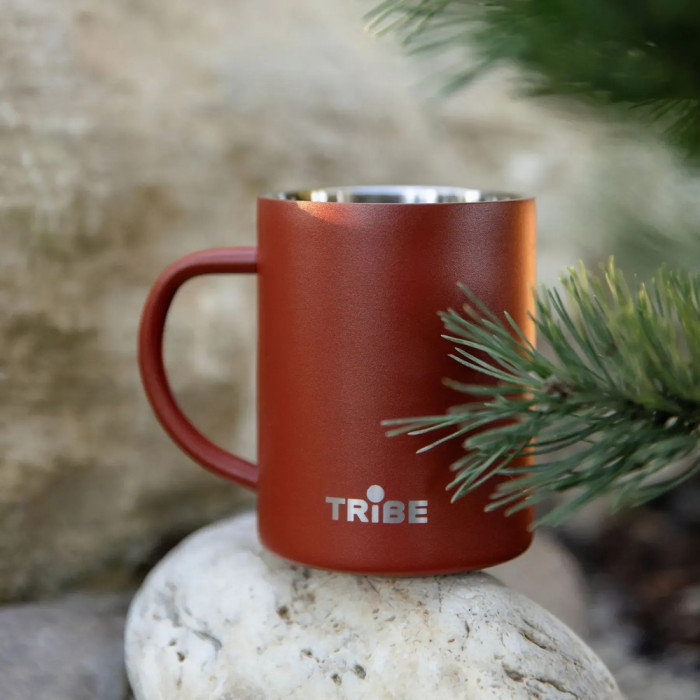 Термочашка Tribe Сamp Mug 375 мл T-FA-0044, terracota  