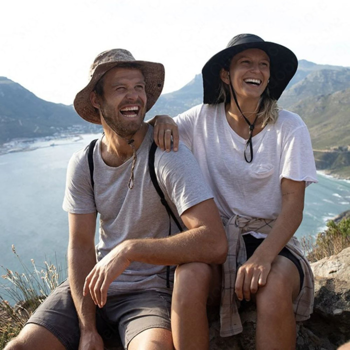 Панама от солнца Naturehike NH21FS532, коричневая  