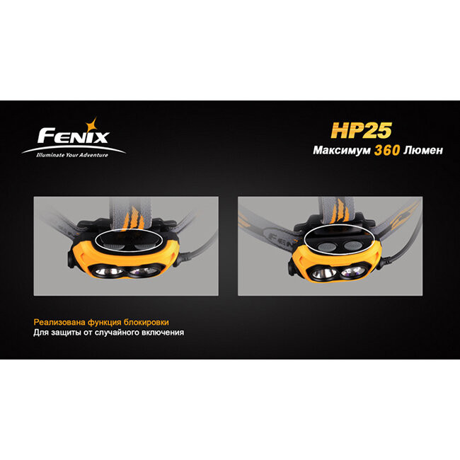 Фонарь Fenix HP25 CREE XP-E, Серый