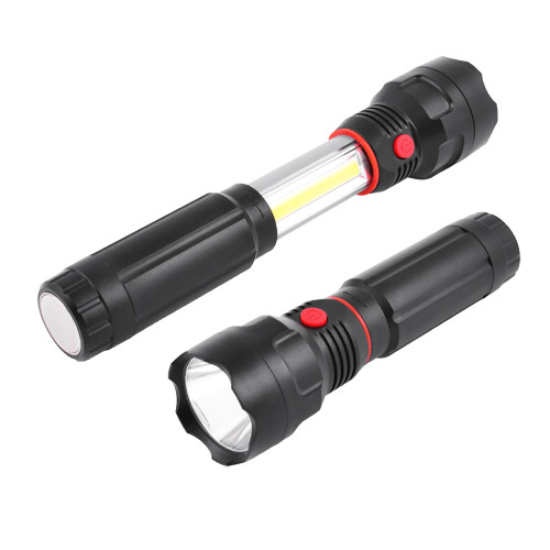 Карманный фонарь Police ESEN87 XPE+COB, серый Q5,4хААА 