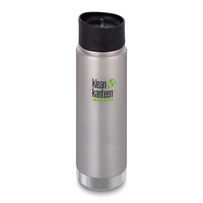 Термофляга Klean Kanteen Wide Vacuum Cafe Cap Brushed Stainless 592 мл 