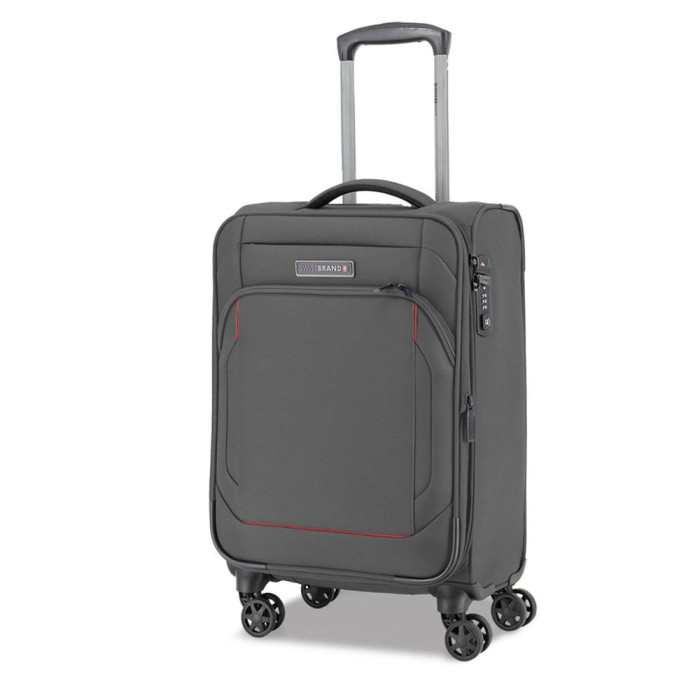 Чемодан Swissbrand Celtic (S) Dark Grey (SWB_LSCEL803S)  