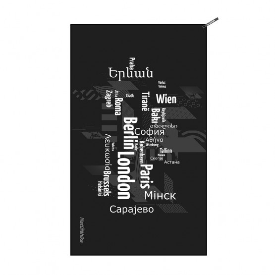 Полотенце Naturehike MJ04 Ultralight 128 х 75 black NH19Y004-J  
