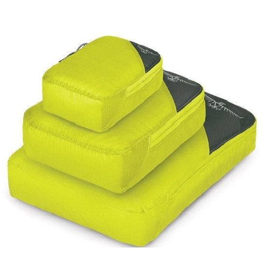 Набор органайзеров Osprey Ultralight Packing Cube Set Electric Lime - S/M/L - зеленый  
