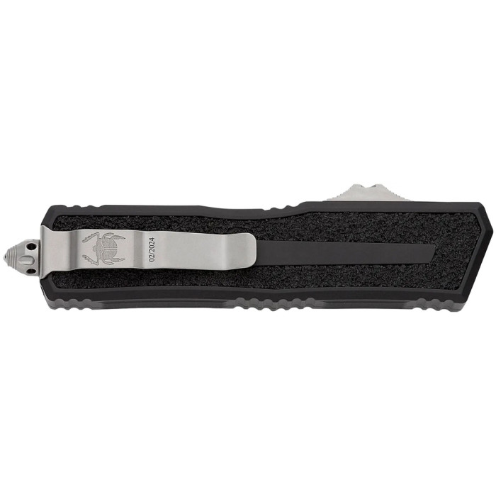 Нож Microtech Scarab II Gen III Drop Point Stonewash black  