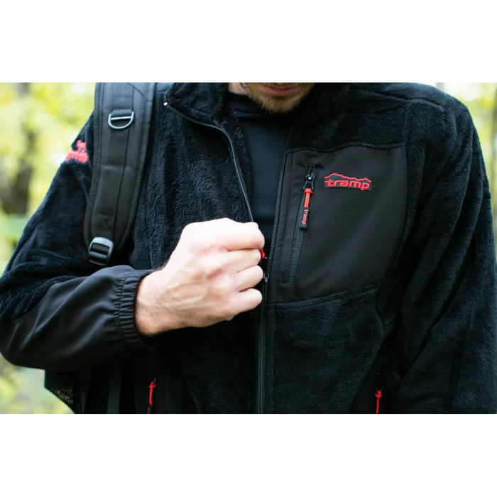 Термобелье мужское Tramp Warm Soft комплект (футболка+штаны) черный UTRUM-019-black, UTRUM-019-black-S/M  