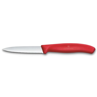 Нож для овощей Victorinox Swiss Classic 8см волн красн 6.7631.C1