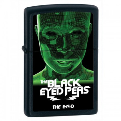 Зажигалка Zippo 218 Black Eyed Peas Зеленая 28026