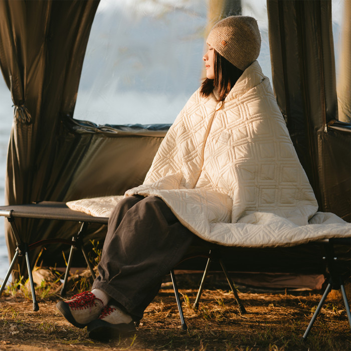 Одеяло с подогревом Naturehike CNK2450PJ015, 95х190 см, бежевое  