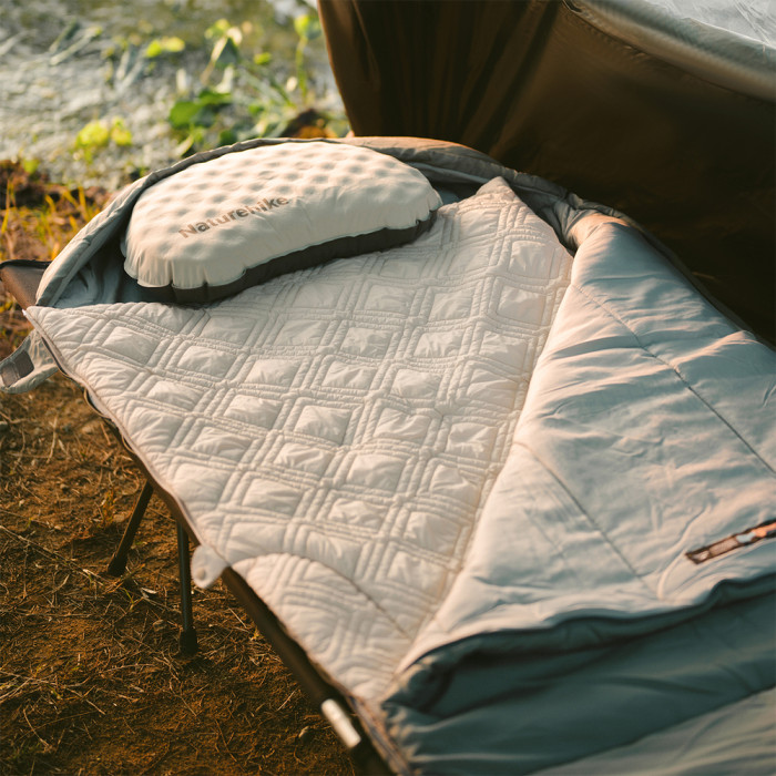 Одеяло с подогревом Naturehike CNK2450PJ015, 95х190 см, бежевое  