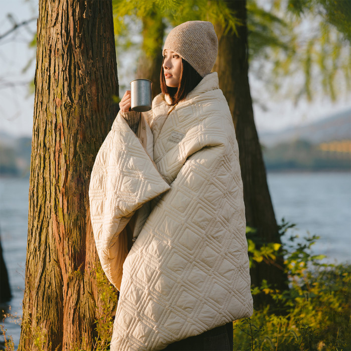 Одеяло с подогревом Naturehike CNK2450PJ015, 95х190 см, бежевое  