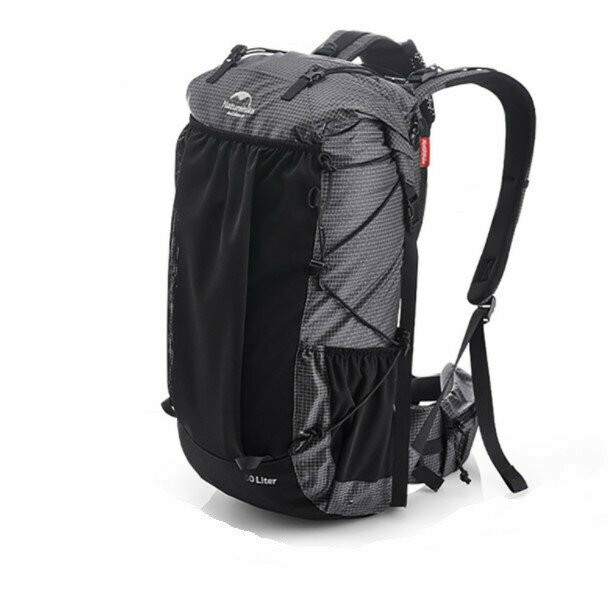 Рюкзак туристический Naturehike Rock NH20BB113, 40L + 5L, черный  
