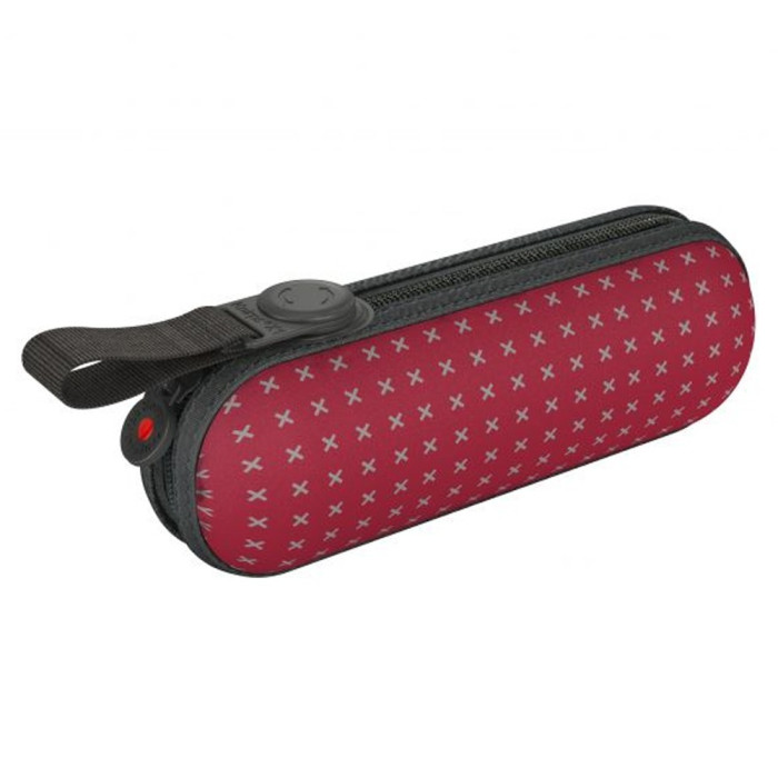 Зонт Knirps X1 2Cross Red Ecorepel Мех/Складной/7спиц /D90x18см  