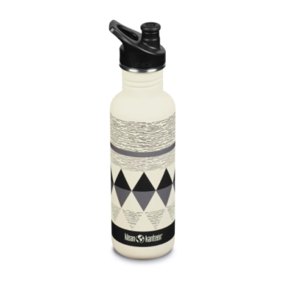 Спортивная бутылка для воды Klean Kanteen Classic Sport Cap 800 мл - серая