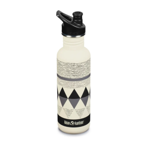 Спортивная бутылка для воды Klean Kanteen Classic Sport Cap 800 мл - серая 