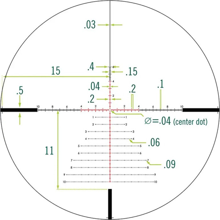 Прицел оптический Vortex Razor HD LHT 4.5-22x50 FFP сетка XLR-2 MRAD с подсветкой  