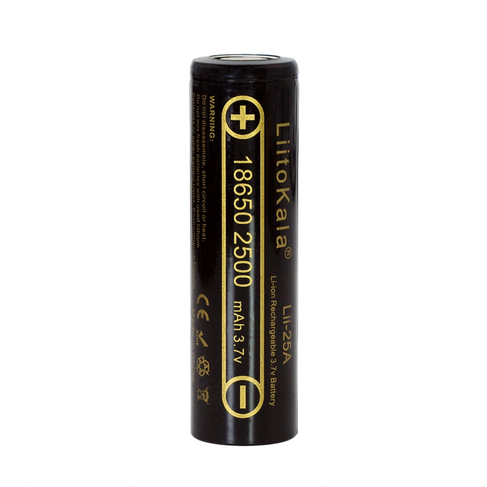 Аккумулятор LiitoKala Lii-25A 18650 2500mah battery  