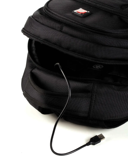 Рюкзак городской Swissbrand Ribe 20 Black (SWB_BLRIB001U)  