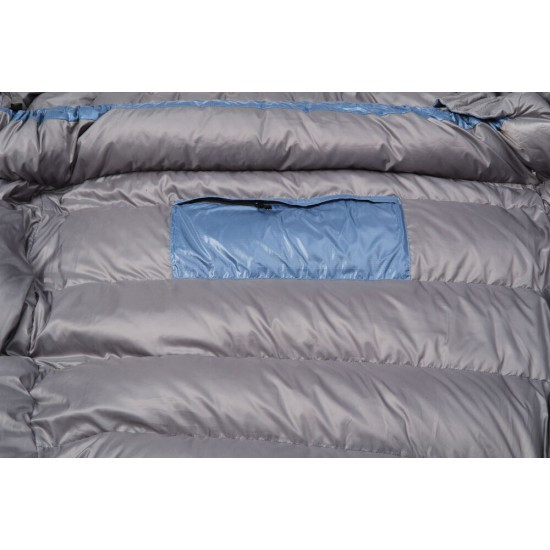 Спальный мешок Exped Comfort 400 L, синий, левая молния  