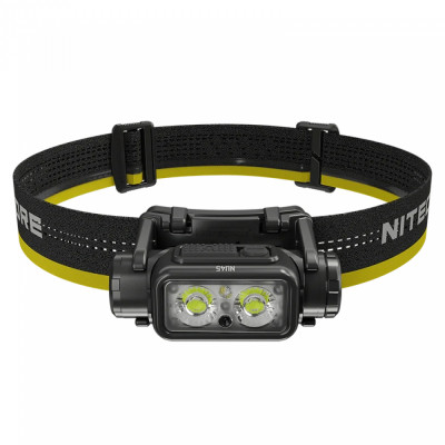 Фонарь налобный Nitecore NU45 (Белый + Красный LED, 1700 люмен, 11 режимов, 1x18650, USB-C, датчик приближения)