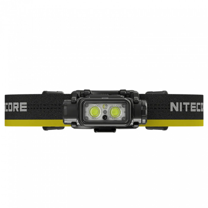 Фонарь налобный Nitecore NU45 (Белый + Красный LED, 1700 люмен, 11 режимов, 1x18650, USB-C, датчик приближения)  