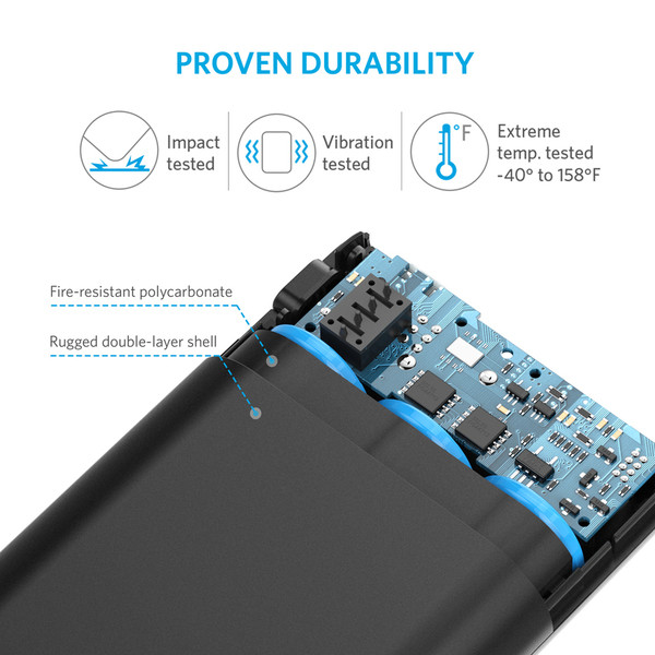 Портативная батарея Anker Powercore, 10000mAh, QC3.0  