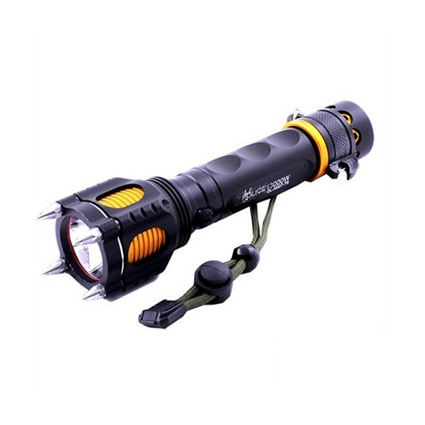 Карманный фонарь Poliсe 12V X007/855-T6,18650, серый XM-L  