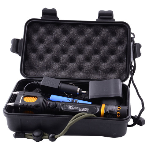 Карманный фонарь Poliсe 12V X007/855-T6,18650, серый XM-L  