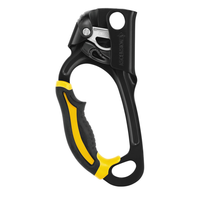 Зажим-жумар Petzl ASCENSION левый SPORT black/yellow  