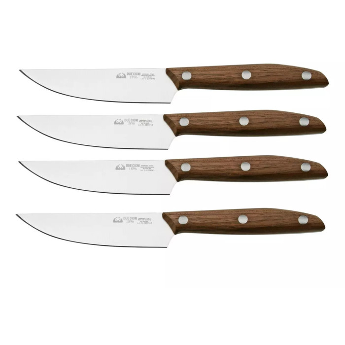 Набор ножей Due Cigni "1896" Steak America Walnut Handle  