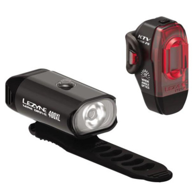 Комплект фар Lezyne MINI DRIVE 400 / KTV PRO PAIR 400/10 люменов Y13