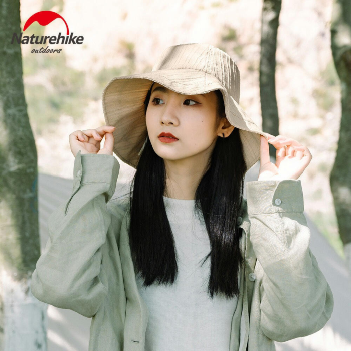 Рыбацкая шляпа от солнца Naturehike NH21FS536, черная  