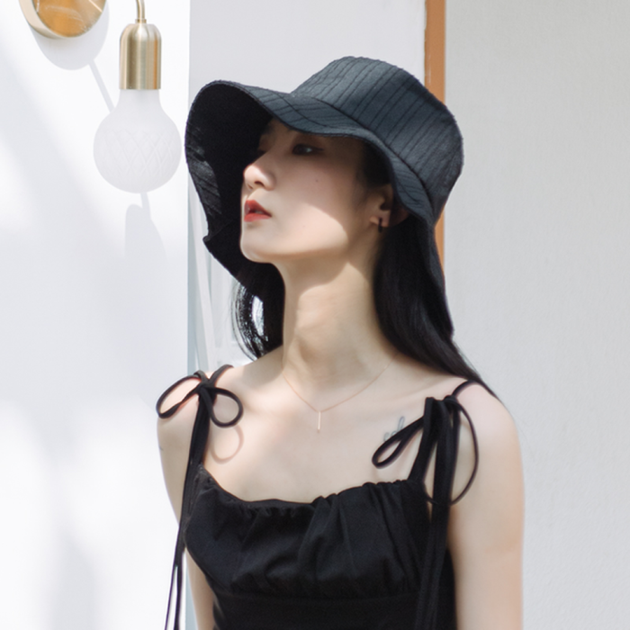 Рыбацкая шляпа от солнца Naturehike NH21FS536, черная  