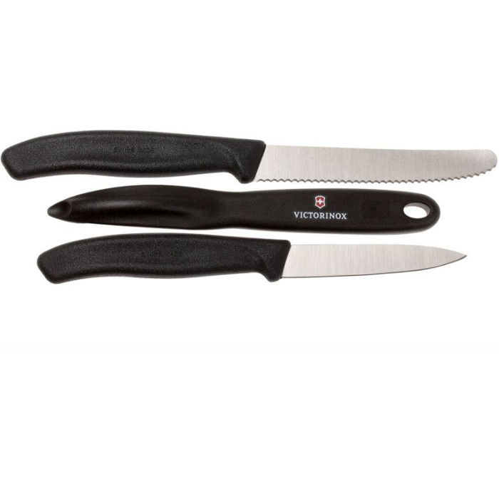 Набор кухонный Victorinox SwissClassic Paring Set 3шт с черной ручкой (6.7113.31)  