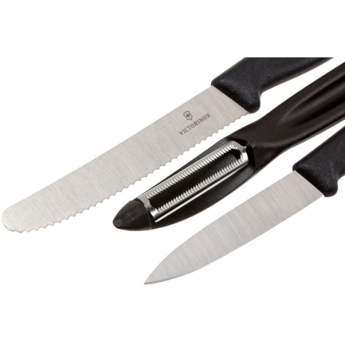 Набор кухонный Victorinox SwissClassic Paring Set 3шт с черной ручкой (6.7113.31)  
