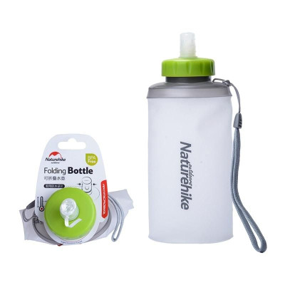 Фляга Soft bottle 0.5 л Naturehike NH61A065-B бело-зеленая