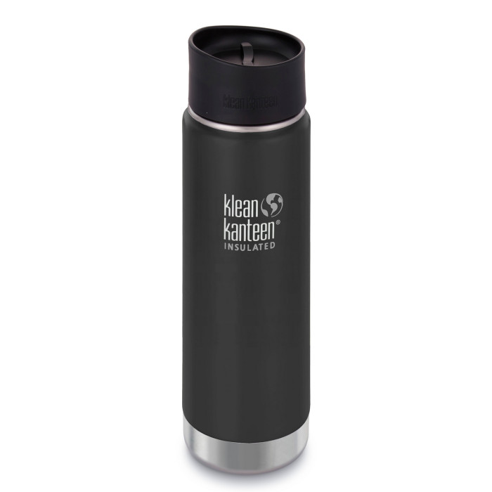 Термофляга Klean Kanteen Wide Vacuum Cafe Cap Shale Black Matt 592 мл 