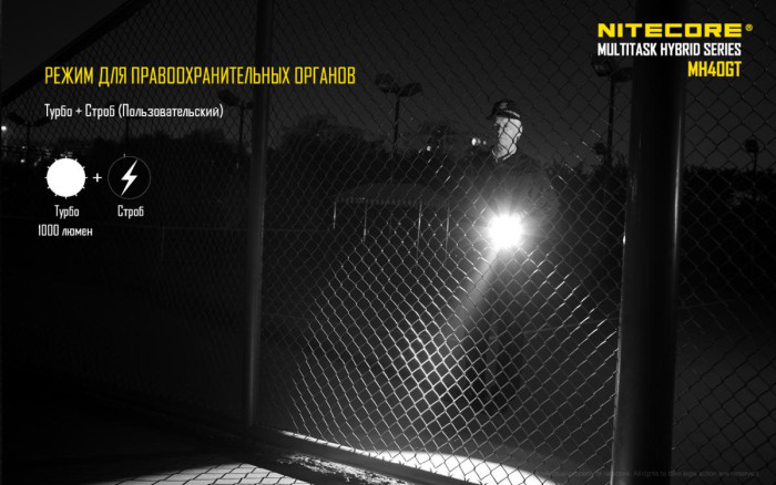 Фонарь Nitecore MH40GT  