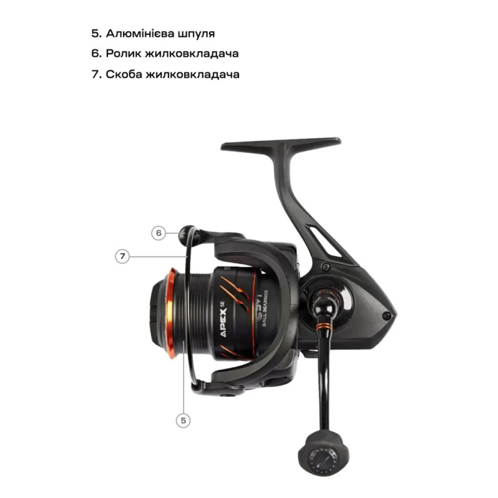 Катушка Brain Apex SE 3000S 5+1BB 5.0:1  