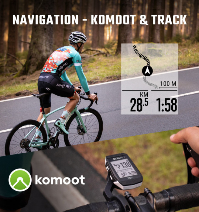 Велокомпьютер Sigma Sport ROX 11.1 EVO HR Set White  