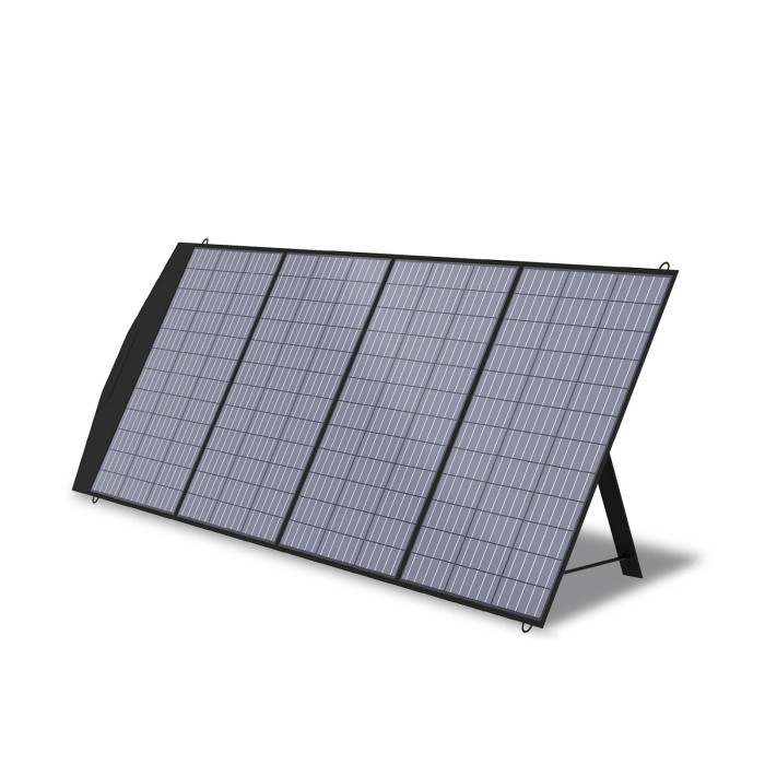 Солнечная панель ALLPOWERS портативная 200W, поликристаллическая (поврежденная/отсутствует упаковка)  