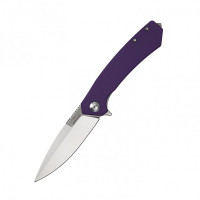 Нож Adimanti by Ganzo (Skimen design) складной фиолетовый (трещина на лайнере)