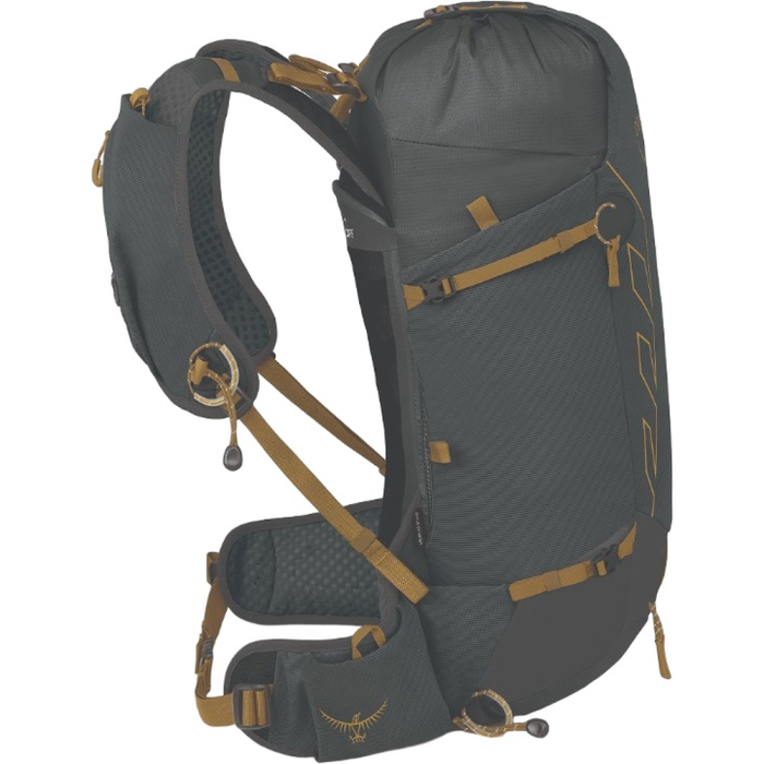 Рюкзак Osprey Talon Velocity 20 dark charcoal/tumbleweed yellow - L/XL - черный  