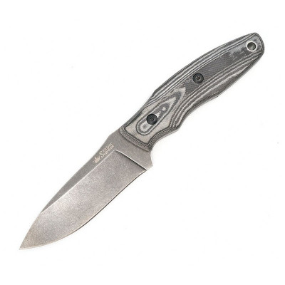 Нож Kizlyar Supreme Urban серый, сталь D2, рукоять микарта